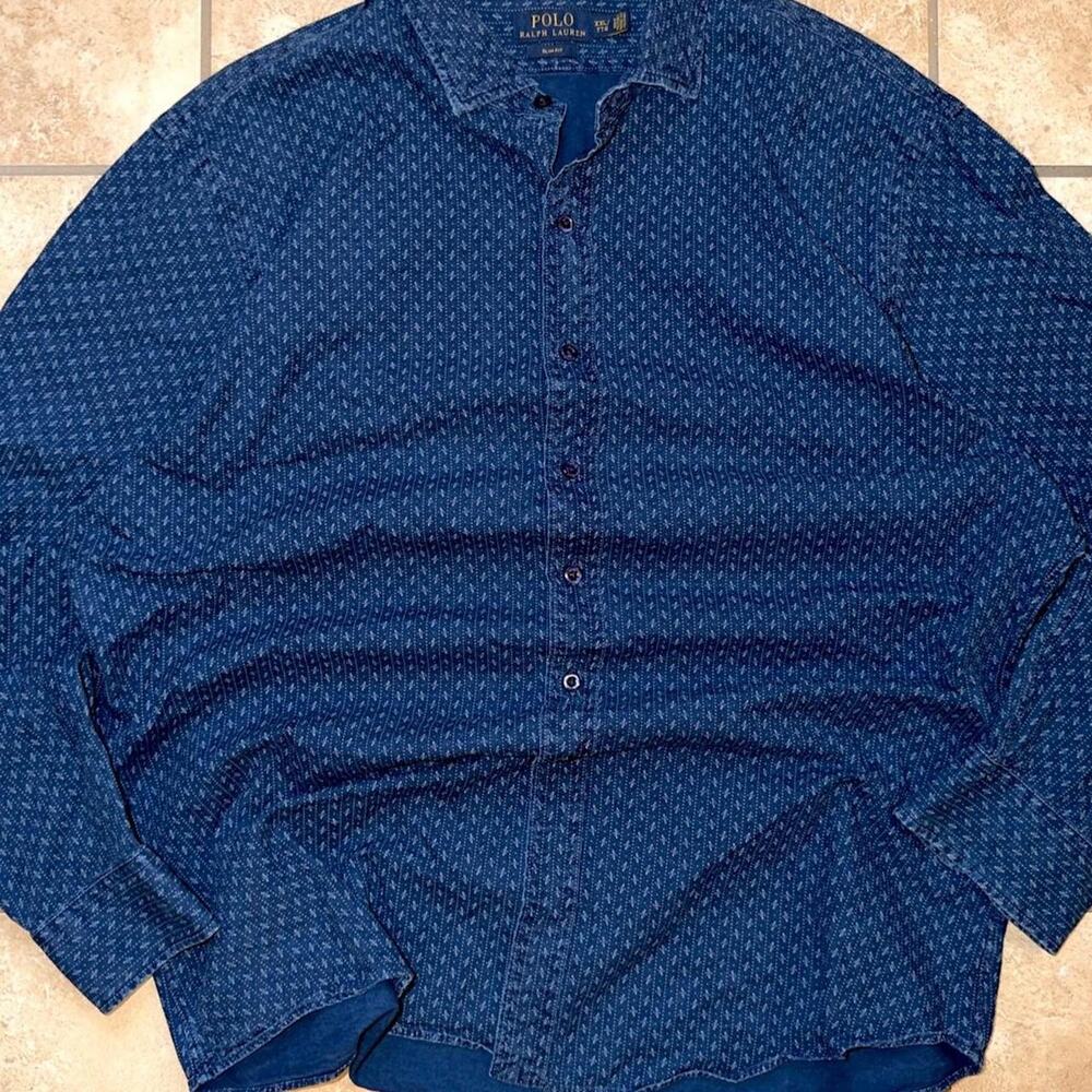 Polo by Ralph Lauren Slim Fit Long Sleeve Dress Shirt - Size XXL